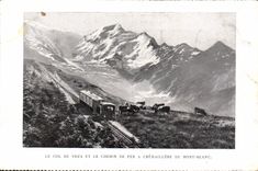 CPA Le Col de Voza et le Chemin de Fer a Cremaillere du Mont Blanc 
