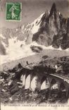 CPA Chamonix Chemin de fer de Montenvers et Aiguille du Dru 