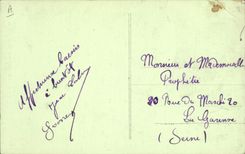 CPA Chamonix Chemin de fer de Montenvers et Aiguille du Dru 