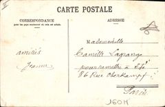 CPA La Mer de Glace vue de la Flegere 