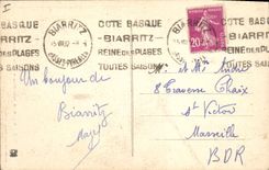 CPA Biarritz Le Rochers de la Vierge 