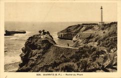 CPA Biarritz Rocher du Phare 