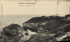 CPA Biarritz Pittoresque Pointe du Phare 