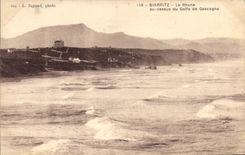 CPA Biarritz La Rhune au dessus du Golfe de Gascogne 
