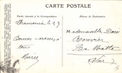 CPA Chamonix et le Mont Blanc 