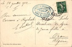 CPA Chamonix Chemin de fer du Montenvers et le Mont Blanc Train 