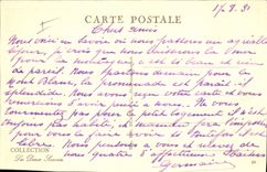 CPA Chamonix Chemin de fer du Montenvers et L'Aiguille du Dru Train