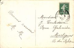 CPA Chamonix vu du Glacier des Bossons 