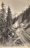 CPA Chamonix Mont Blanc Chemin de fer de Montenvers et de Dru Train