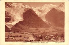 CPA Chamonix Les Bossons et le Mont Blanc 
