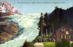 CPA Pres de Chamonix Chalet Glacier des Bossons et l'Aiguille du Midi 