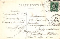 CPA Chamonix Aiguilles Verte et du Dru vues de la Flegere 