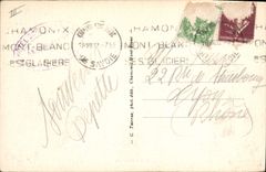 CPA Chamonix Mont Blanc La Mer de Glace Train