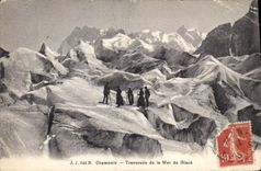 CPA Chamonix Traverse de la Mer de Glace Alpinisme