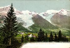 CPA Glacier des Bossons et le Mont Blanc 