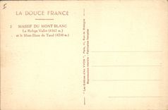 CPA Massif Du Mont Blanc Le Refuge Vallot 