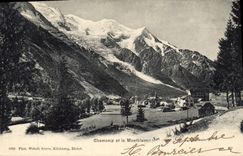CPA Chamonix et le Mont Blanc 