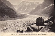 CPA Chamonix Gare du Montenvers et la Mer de Glace 