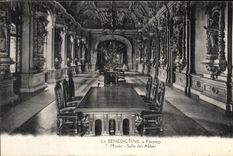 CPA La Benedictine a Fecamp Musee Salle des Abbes 