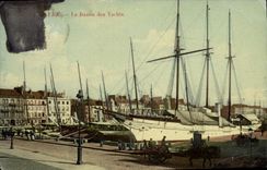 CPA Le Havre Le Bassin des Yachts Bateaux 