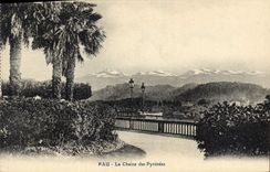 CPA Pau La Chaine des Pyrenees 