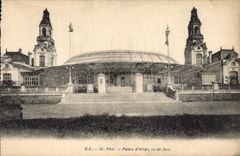 CPA Pau Palais d'Hiber vu de face 