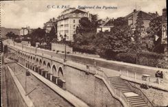 CPA Pau Boulevard des Pyrenees 