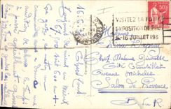CPA Pau Le Boulevard des Pyrenees et le Chene de Sully