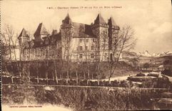 CPA Pau Chateau Henri IV et le Pic du Midi D'Ossau 