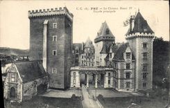 CPA Pau Le Chateau Henri IV Facade principale 