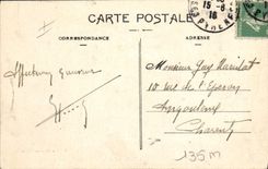 CPA Pau Un coin du Boulevard et la Chaine des Pyrenees 