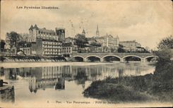 CPA Pau Vue Panoramique Pont de Jurancon 