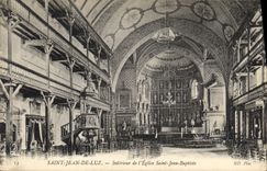 CPA Saint Jean de Luz Interieur de l'Eglise Saint Jean Baptiste 