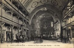 CPA Saint Jean de Luz Interieur de l'Eglise Saint Jean Baptiste 