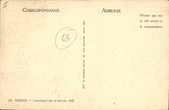 CPA Thiers Chateau du Piroux 