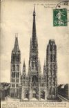 CPA La Cathedrale de Rouen Vue d'ensemble 