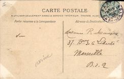 CPA Rouen Bon Secours L'Eglise Les trois Portails
