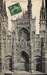 CPA Rouen Facade de la Cathedrale 