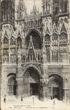 CPA Rouen Portails de la Cathedrale 