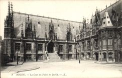 CPA Rouen La Cour du Palais de Justice 
