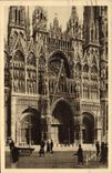 CPA Rouen Saint Inferieure Facade de la Cathedrale 