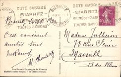 CPA Biarritz Cote Basque Le Chateau Basque 