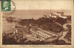 CPA Biarritz La Semaphore et le Port Vieux 