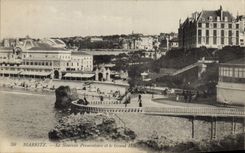 CPA Biarritz Le Nouveau Promontoire et le Grand Hotel 