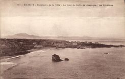 CPA Biarritz Panorama de la Ville 
