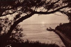 CPA Biarritz La Cote des Basques et la Villa Belza 