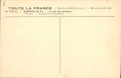 CPA Biarritz Le port des pecheurs 