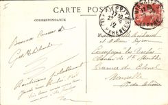CPA Biarritz Pittoresque Rocher du Basta