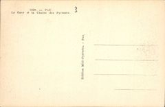 CPA Pau Le Gave et la Chaine des Pyrenees 