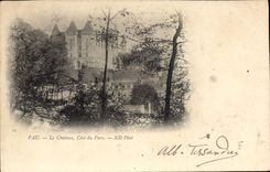 CPA Pau La Chateau Cote du Parc 